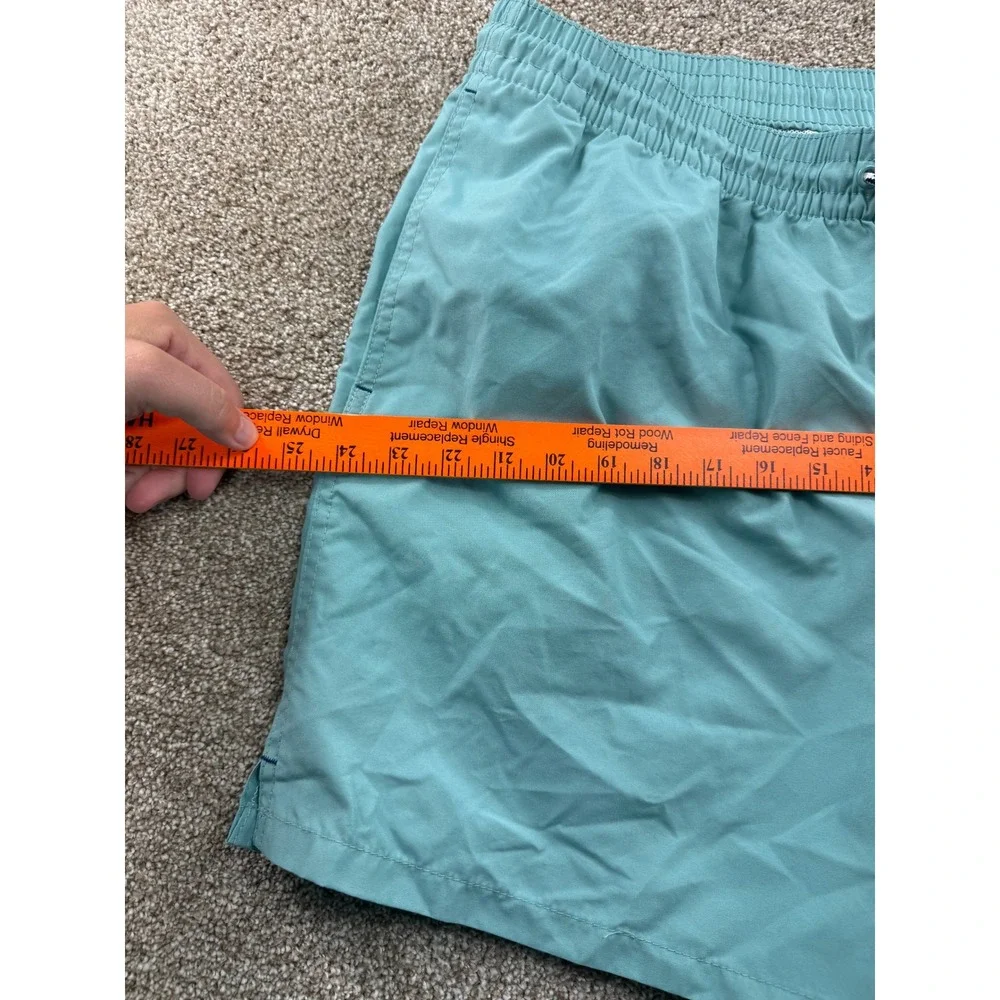 Goodfellow & Co Mens Teal Blue Recycled Polyester Swim Trunks‎ XL Board Shorts